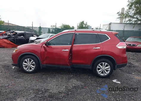 2015 Nissan Rogue Sv из США, поврежденный, VIN KNMAT2MT0FP551184